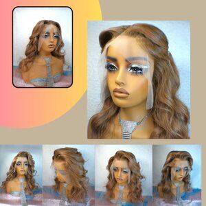 ✨18 Inch Deep Caramel Dimensional Lace Wig With Large Parting Area ✨